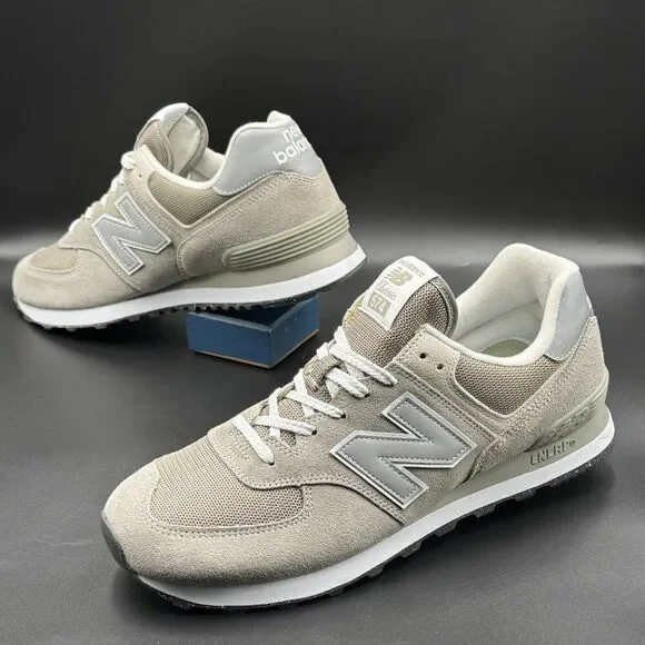 New Balance 574 Grey White